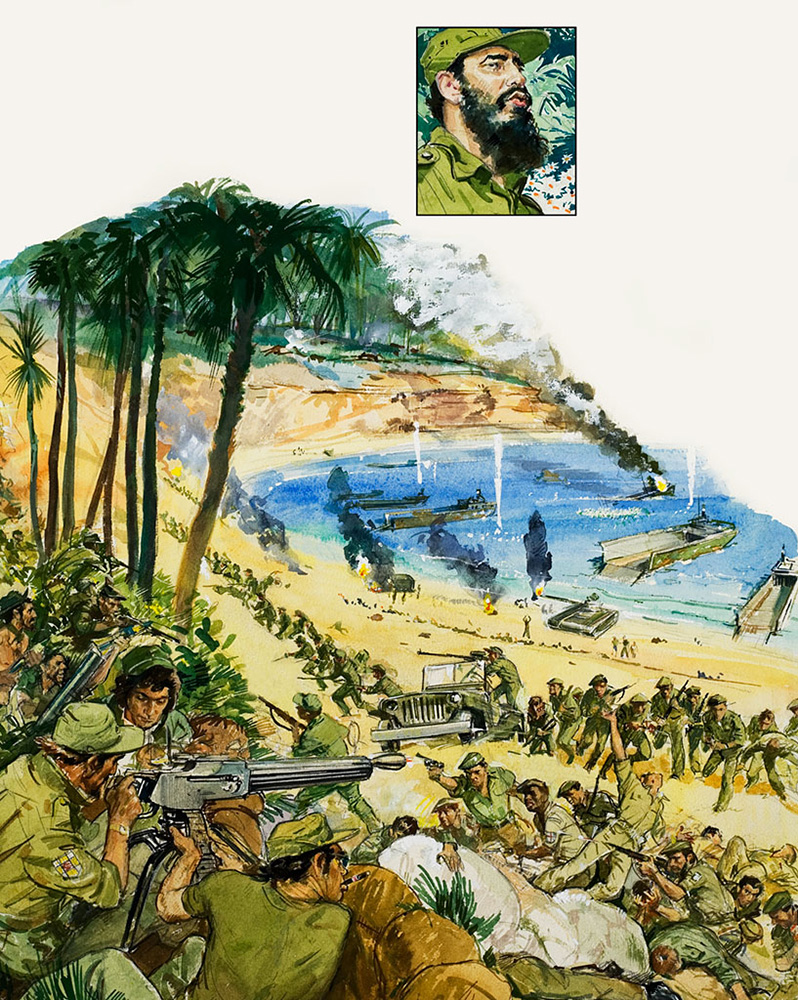 Bay of Pigs (Original) art by Military at The Illustration Art Gallery
