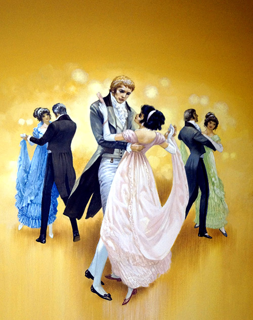 At The Ball (Original) by 20th Century at The Illustration Art Gallery