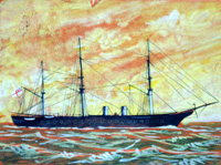 Early Steam Ship (Original)