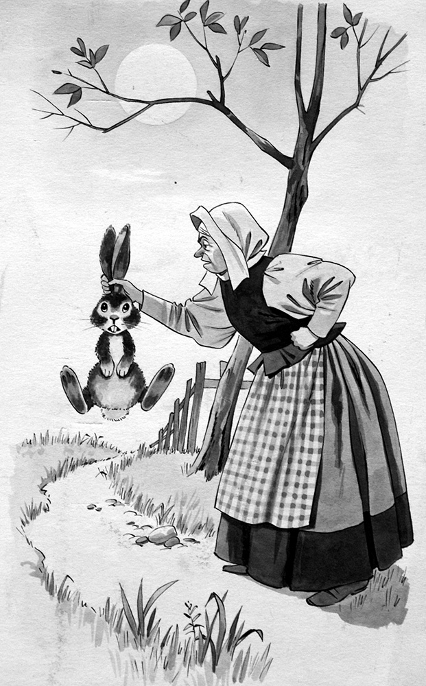 A Rabbit By The Ears (Original) art by Animals at The Illustration Art Gallery