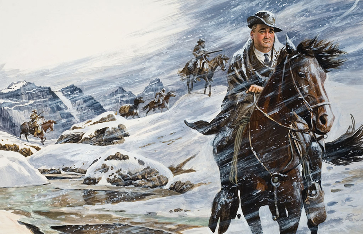 Winter Journey (Original) art by Transport at The Illustration Art Gallery