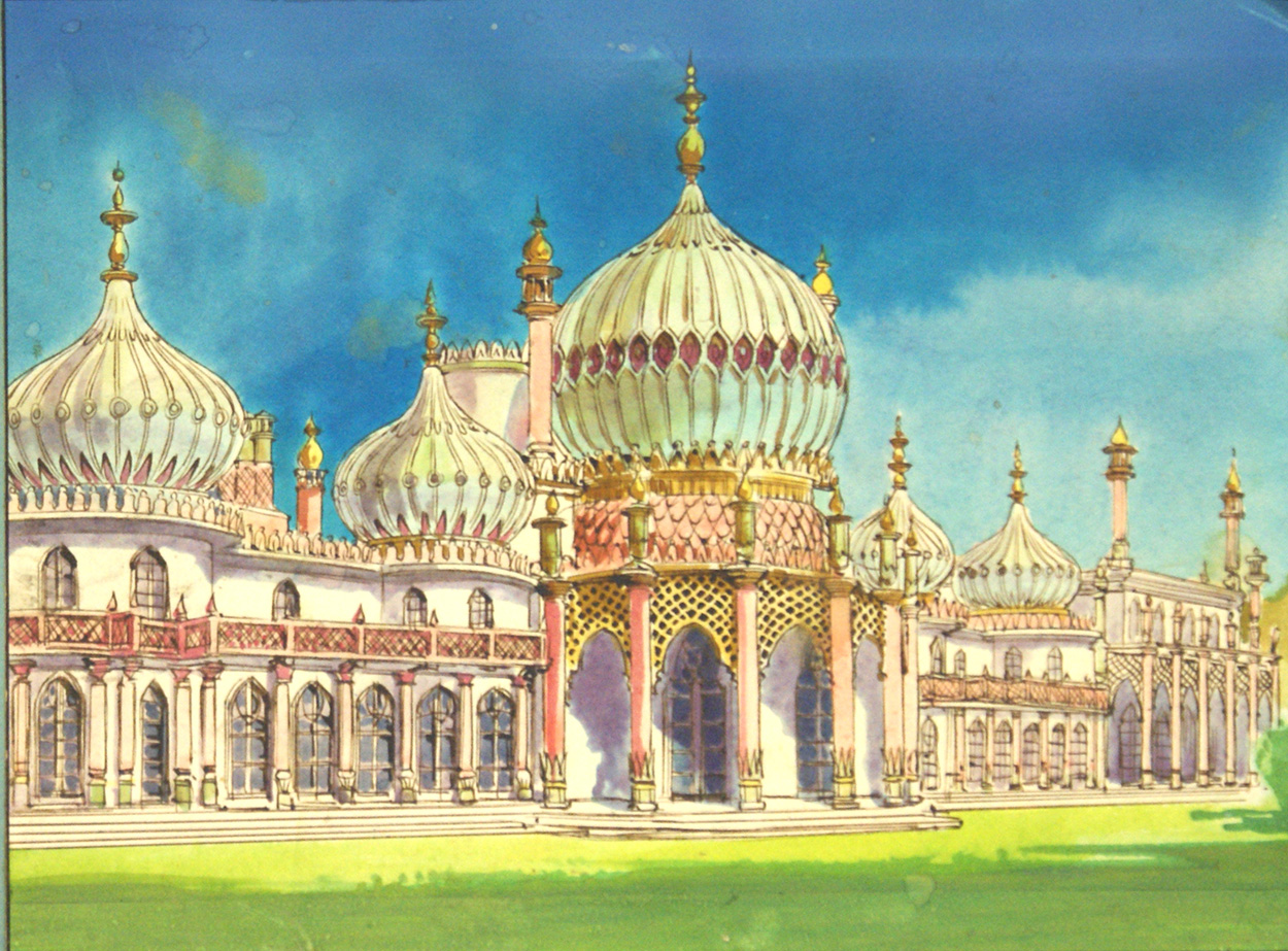 Brighton Pavilion (Original) art by 20th Century at The Illustration Art Gallery