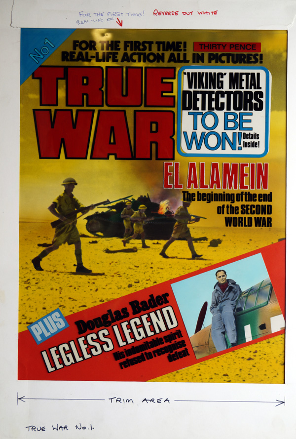 True War First Issue Front cover (Print) by Military at The Illustration Art Gallery