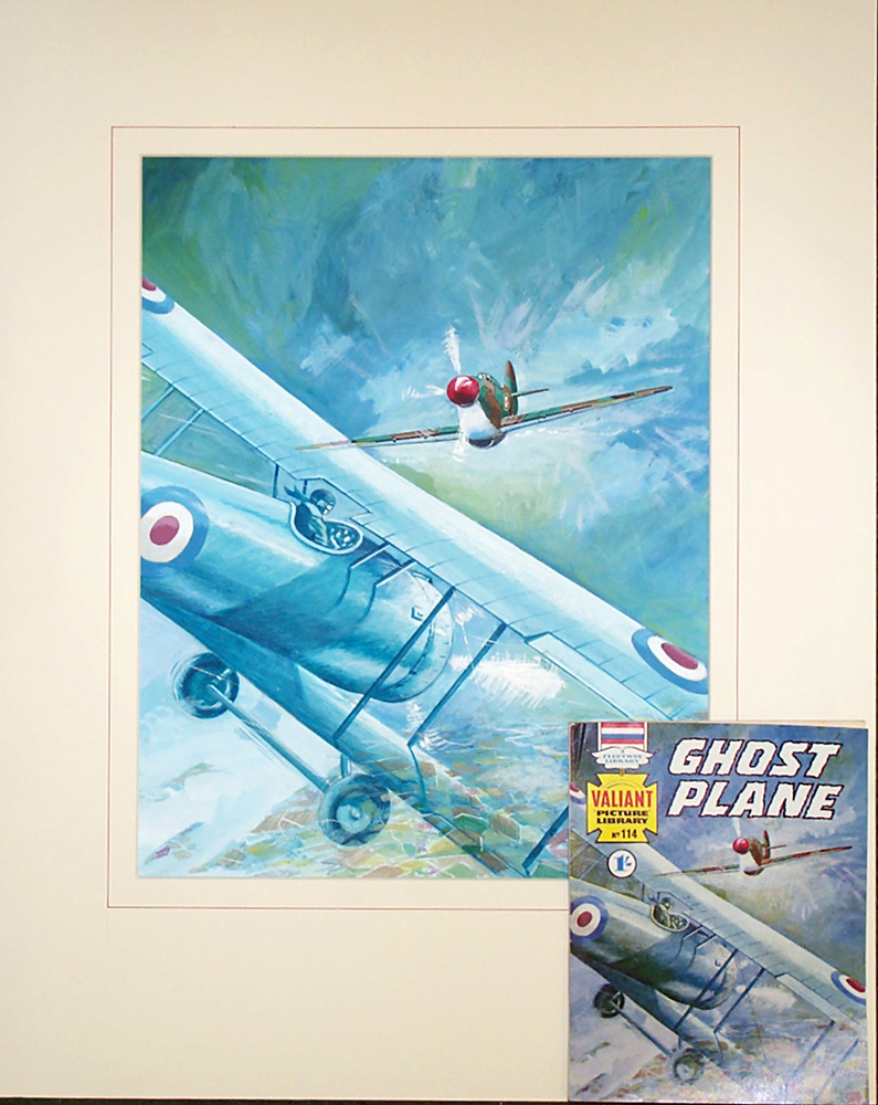 Valiant Picture Library cover #114  'Ghost Plane' (Original) art by 20th Century at The Illustration Art Gallery