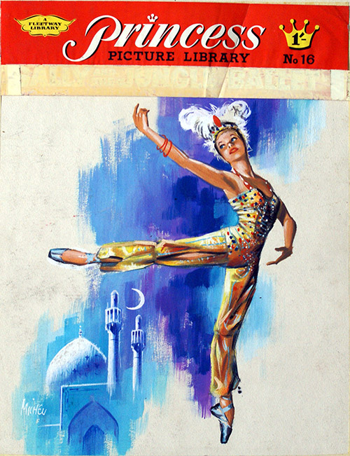 Princess Picture Library: Eastern Ballet (Original) (Signed) by Michel Atkinson at The Illustration Art Gallery
