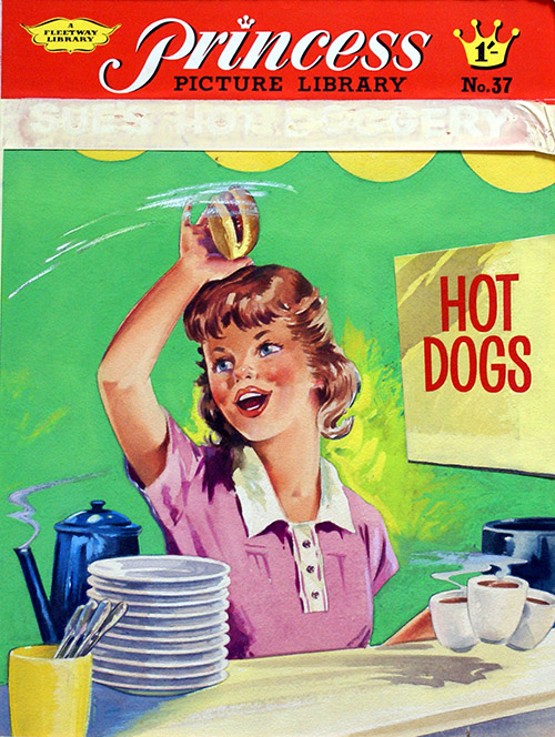 Princess Picture Library: Sue's Hot Doggery (Original) by Michel Atkinson at The Illustration Art Gallery
