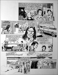 Fall Guy - Now Shootin' (TWO pages) art by Jim Baikie