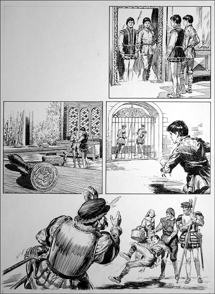 The Prince and the Pauper - City Life (TWO pages) (Originals) art by The Prince and The Pauper (Bill Baker) at The Illustration Art Gallery