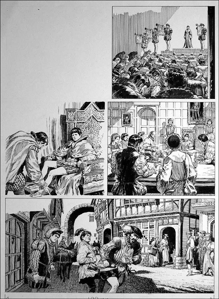 The Prince and the Pauper - Trapped (TWO pages) (Originals) art by The Prince and The Pauper (Bill Baker) at The Illustration Art Gallery
