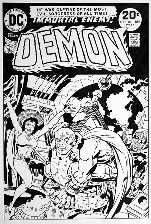The Demon Issue 16 cover Re-Creation (Original) by Bambos (Georgiou) Art at The Illustration Art Gallery