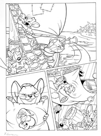 Tom and Jerry page 1 (Original) (Signed)