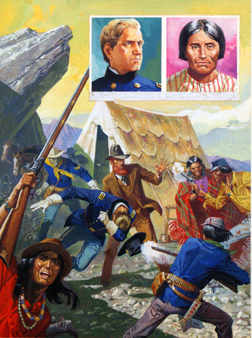 Modoc Indians (Original) by American History (Baraldi) at The Illustration Art Gallery