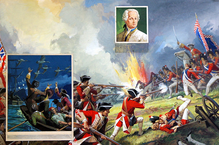 Battle of Fontenoy (Original) by British History (Baraldi) at The Illustration Art Gallery