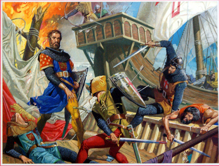Marco Polo (Original) by Severino Baraldi Art at The Illustration Art Gallery