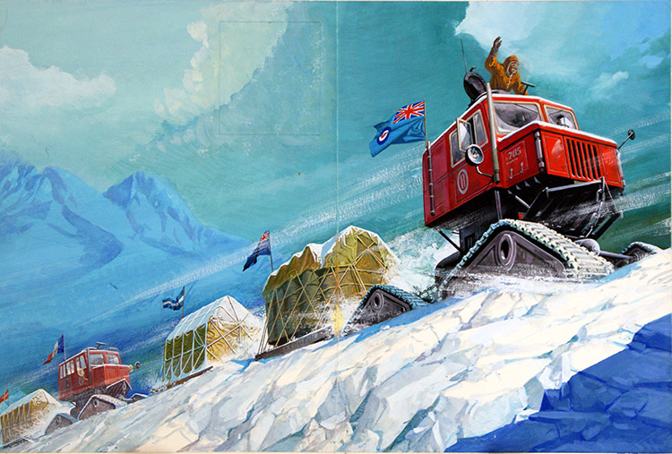 The Last Journey Left in the World (Original) by British History (Baraldi) at The Illustration Art Gallery
