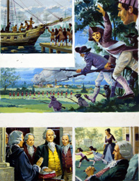 George Washington at the Boston Tea Party (Original)