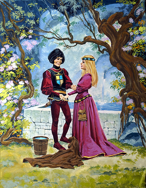 A Royal Romance (Original) by Luis Bermejo Art at The Illustration Art Gallery