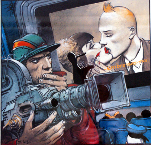 Escurial Panorama (Print) by Enki Bilal at The Illustration Art Gallery