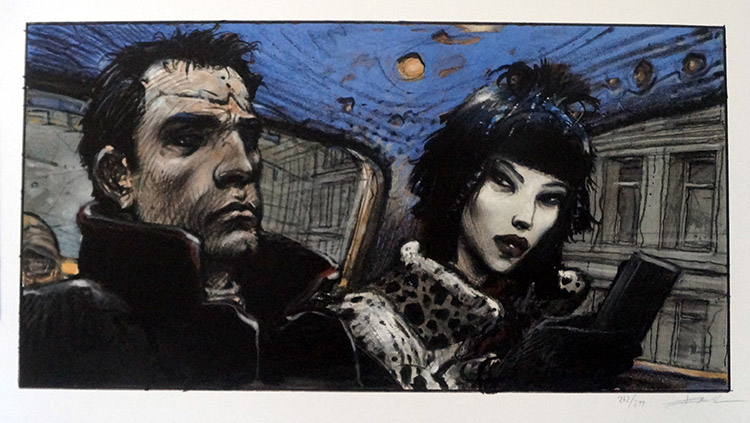 The Interview (Limited Edition Print) (Signed) by Enki Bilal at The Illustration Art Gallery