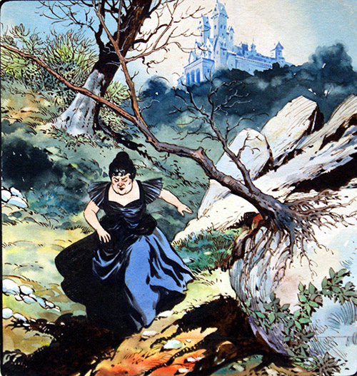 Princess Petal: Leaving the Castle (Original) by Princess Petal (Blasco) at The Illustration Art Gallery