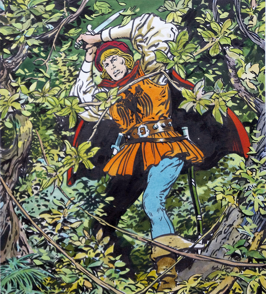 Sleeping Beauty - Through The Wild Forest (Original) art by Sleeping Beauty (Blasco) at The Illustration Art Gallery