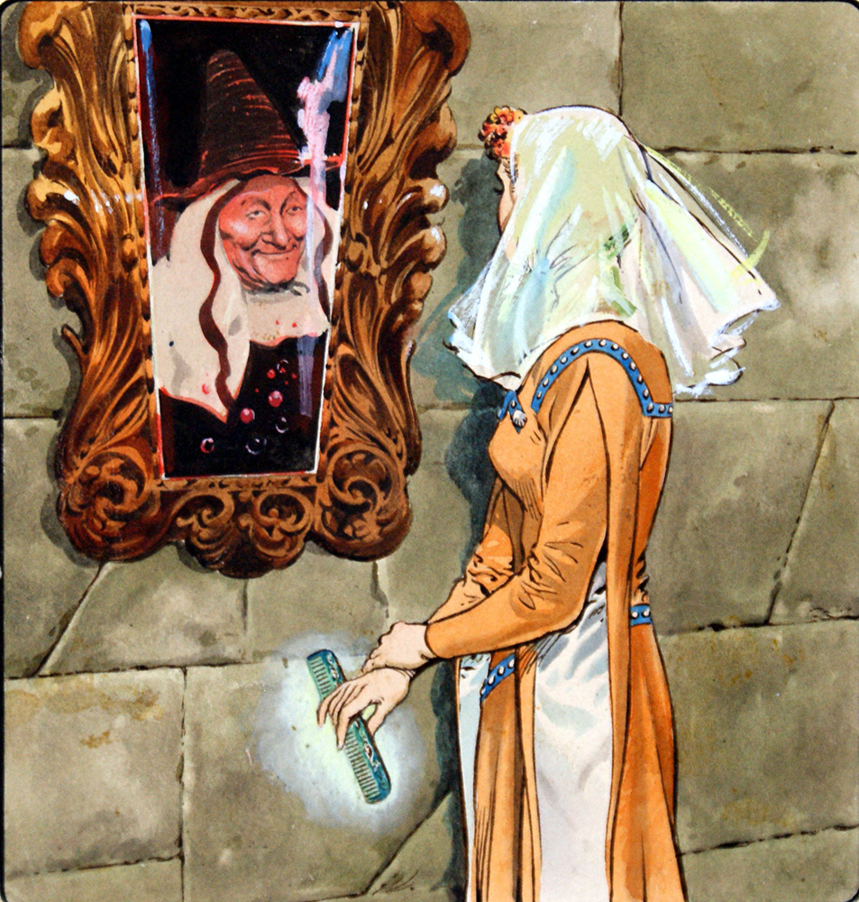 Snow White: Mirror Mirror (Original) art by Snow White (Blasco) at The Illustration Art Gallery