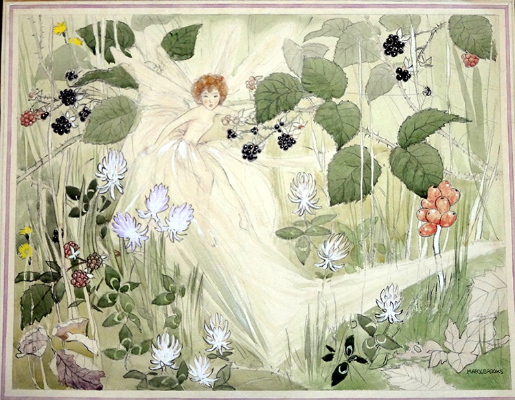 The Fairy (Original) (Signed) by Mary A Brooks Art at The Illustration Art Gallery