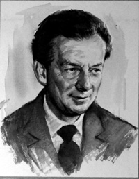 Benjamin Britten art by Ralph Bruce