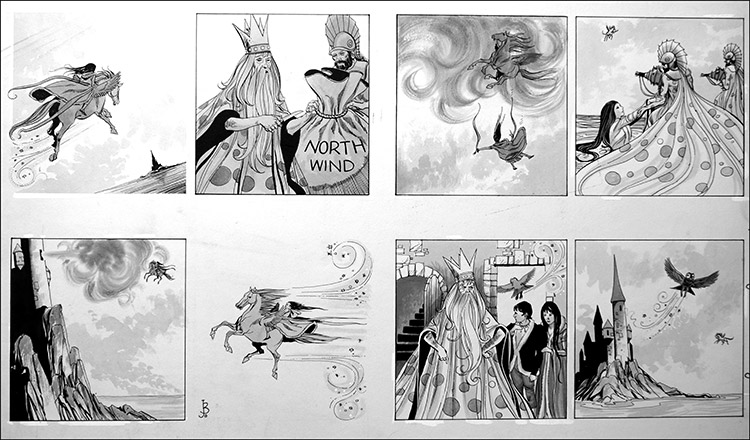 The Sea Kings Island Part 8 (TWO pages) (Originals) (Signed) by Sea Kings Island (Burns) at The Illustration Art Gallery