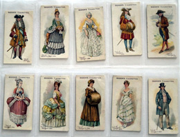 Cigarette cards: British Costumes From 100 BC to 1904   1905 (Full Set 50) 