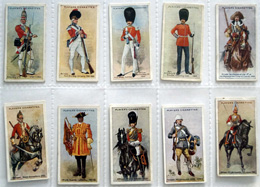 Cigarette cards: Regimental Uniforms 1912 (Full Set 50) 