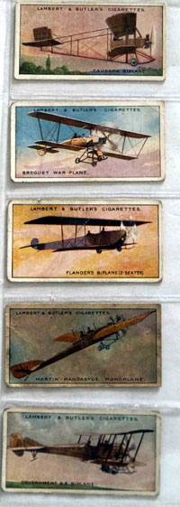 Full Set of 25 Cigarette Cards: Aviation (1915) 