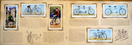 Cigarette cards in album: Set of 50 Cycling 1839 - 1939 (50 cards) 