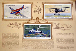 Complete Set of 50 Aircraft of The Royal Air Force Cigarette cards in album (1938)