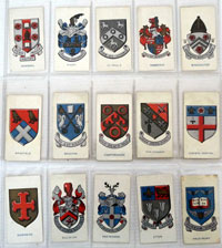 School Badges   Full set of 25 cards (1928) by Coats of Arms and Heraldry at The Illustration Art Gallery