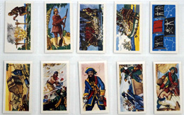 Full Set of 25 Cigarette Cards: Corsaires et Boucaniers (Pirates and Buccaneers) (1961) at The Book Palace