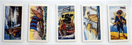 Cigarette cards: A Set of 25 Corsaires et Boucaniers 