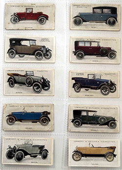 2 Full Sets of 25 Cigarette Cards Motor Cars (1922) First Series & Second Series