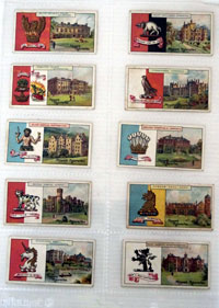 Country Seats and Arms (Second Series)  Full Set of 50 cards (1907) 