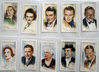 Full Set of 50 Cigarette Cards: Film Stars Second Series (1934) at The Book Palace