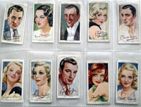 Full Set of 50 Cigarette Cards: Film Stars Third Series (1938) at The Book Palace