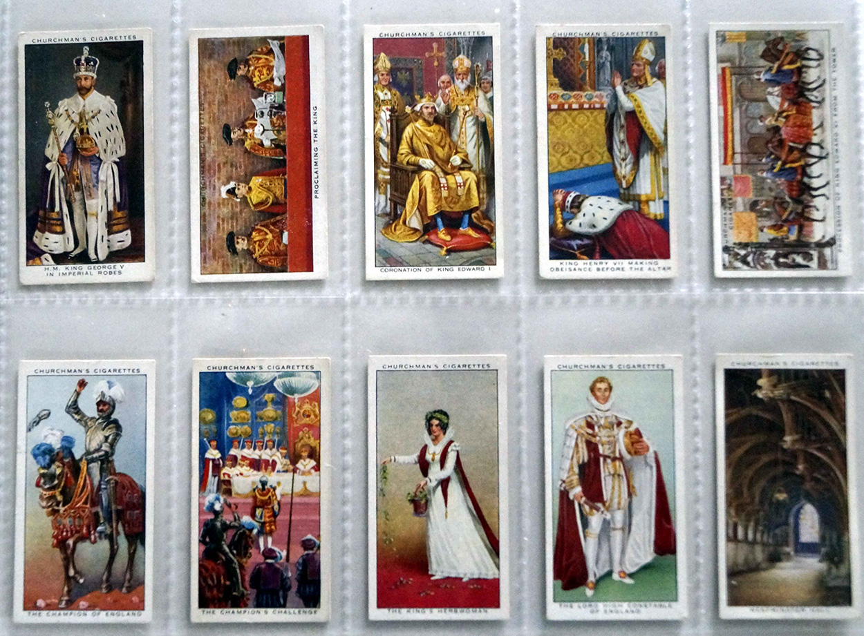 Full Set of 50 Cigarette Cards: The King's Coronation (1937) at The Book Palace