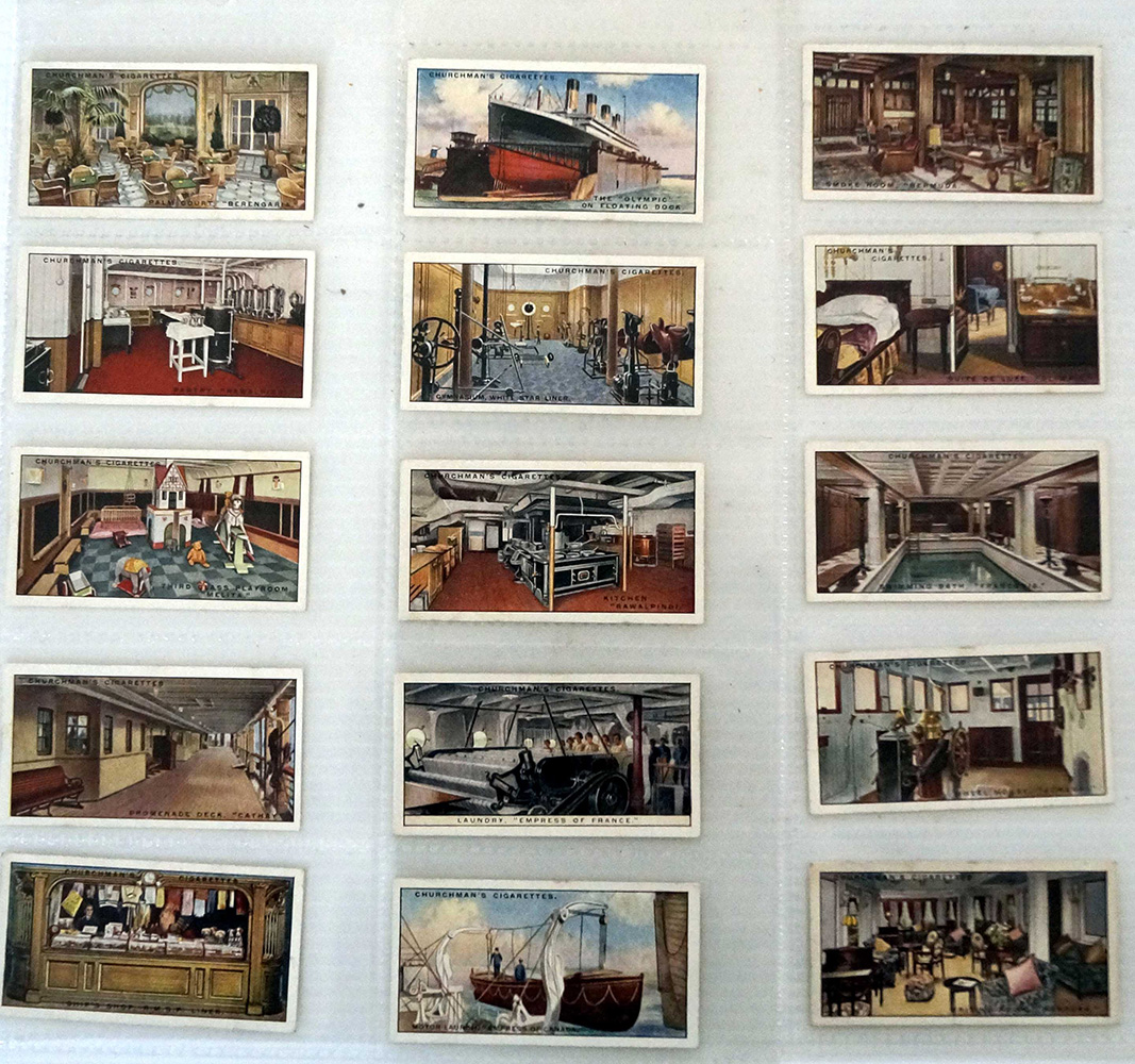 Life On An Ocean Liner   Full set of 25 cards (1930) art by Transport at The Illustration Art Gallery