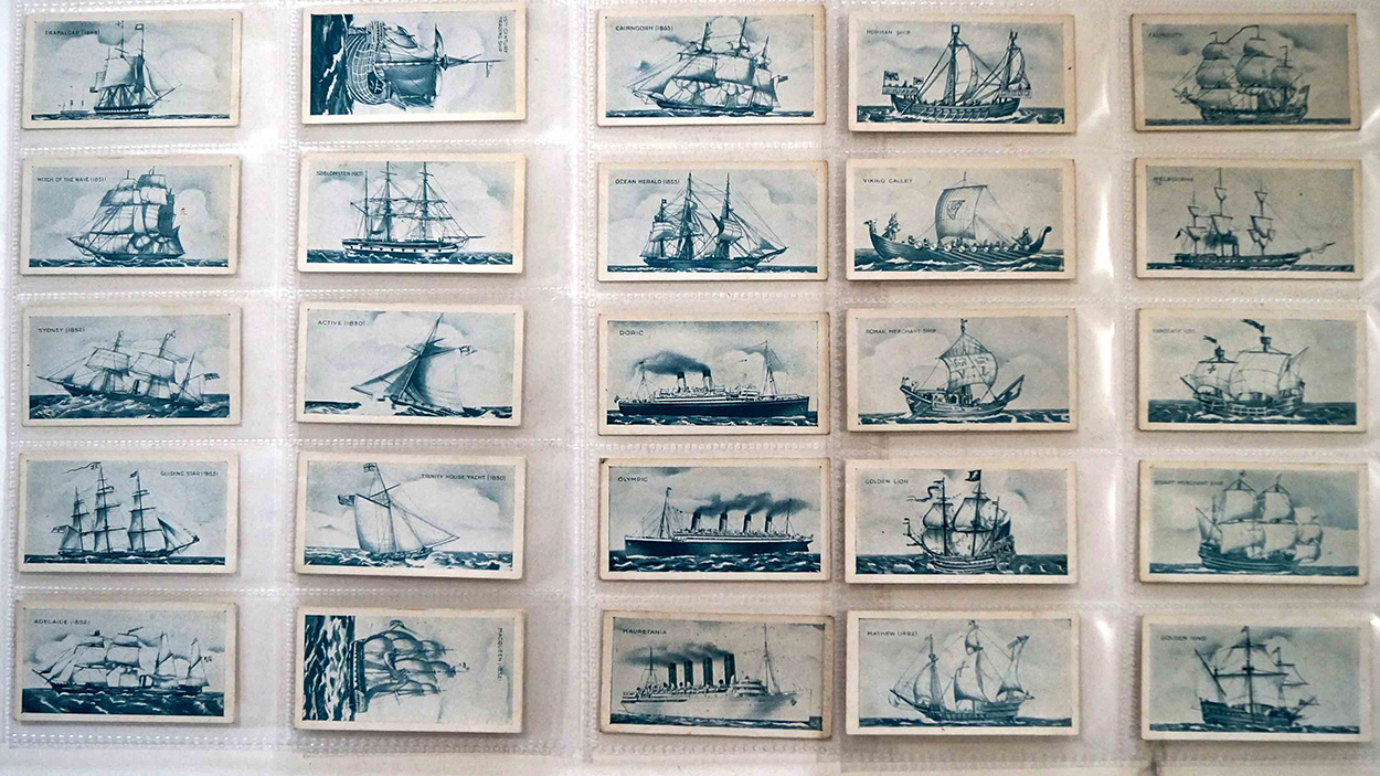 Full Set of 25 Cigarette Cards Old Ships (Third Series) (1936) at The Book Palace