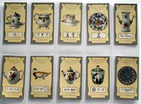 Full Set of 50 Cigarette Cards: Old Pottery and Porcelain 2nd Series (1912) 