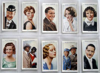 Full Set of 50 Cigarette cards: Radio Celebrities Second Series (1935) 