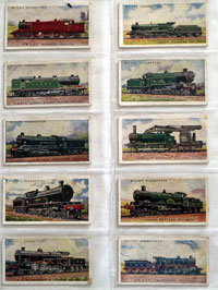Full Set of 50 Cigarette Cards: Railway Engines (1924)