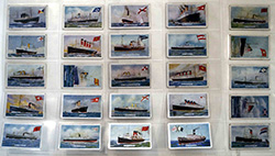 Full Set of 25 Cigarette Cards Ships and Their Flags (1924) at The Book Palace