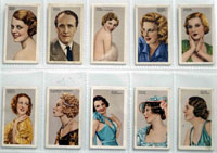 Full Set of 48 Cigarette Cards: Stars of Stage and Screen (1935) 