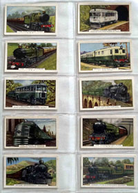 Full Set of 48 Cigarette Cards: Trains of the World (1937)